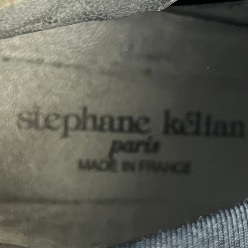 Stephane Kelian Black Leather Neoprene Wedge Ankle Boots 11‎ France Avant-garde - Picture 6 of 7